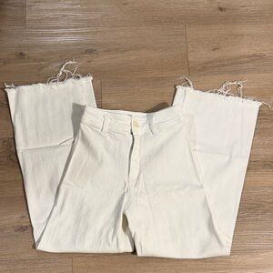Women's White Flare Jeans